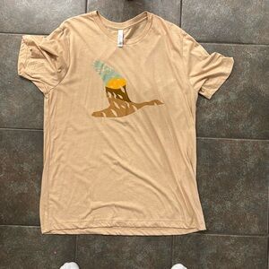 Tan shirt